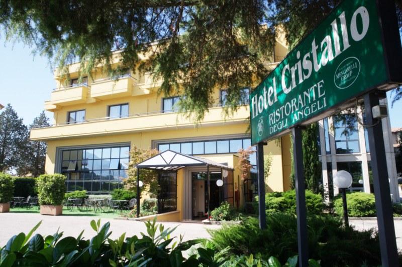 Hotel Cristallo Ассізі Екстер'єр фото